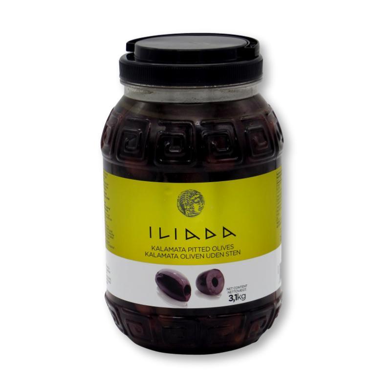 Kalamata Pitted Olives Iliada 3.1kg
