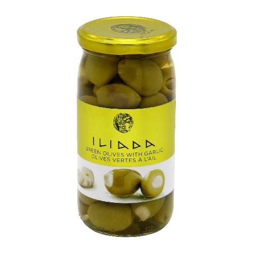 iliada green olives with garlic