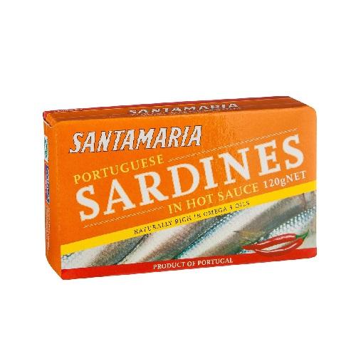Santamaria sardines in hot sauce
