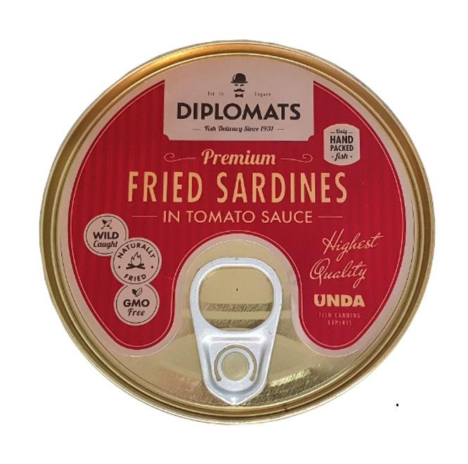 Fried sardines in tomato sauce